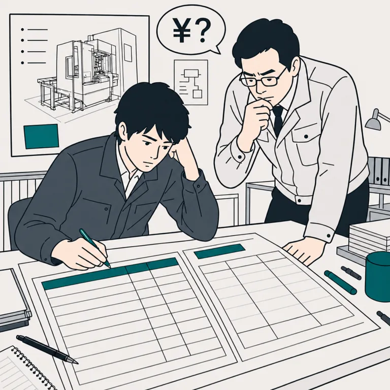 企画・概念設計段階での原価の見立てができない